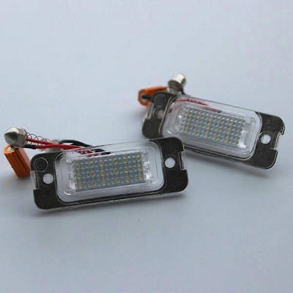 2X LED-registreringsskyltsbelysning för Mercedes-Benz W163 W164 X164 ML GL