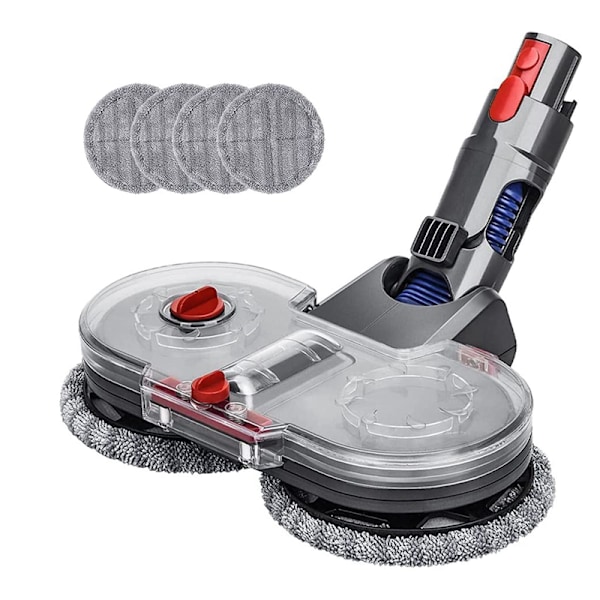 Elektrisk moppefeste for Dyson V7 V8 V10 V11 V15 støvsuger, inkludert avtakbar vanntank