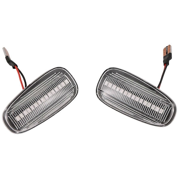 2 st Sidomarkeringsljus för bil LED Blinkers Indikeringslampa för Opel Zafira a 99-05 Astra G 98-09