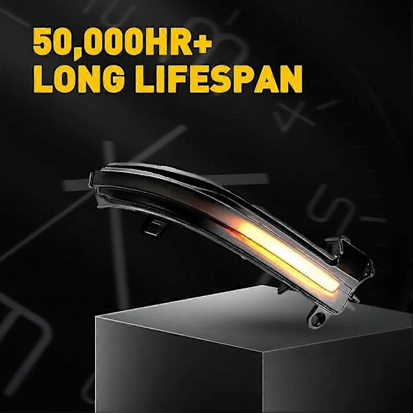 Dynamisk LED Sidobackspegel Blinkers Lampa för BMW 1 2 3 4 Serie F20 F21 F22 F30 63137280771, 6