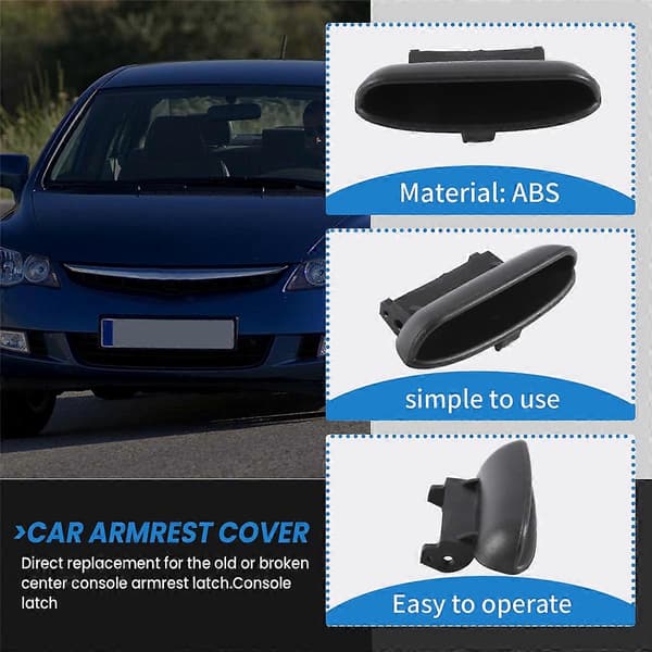 Auto Automatisk Armlene Deksel Lås Senterkonsoll Lås Armlene Deksel For 2007 2008 2009 2010 20