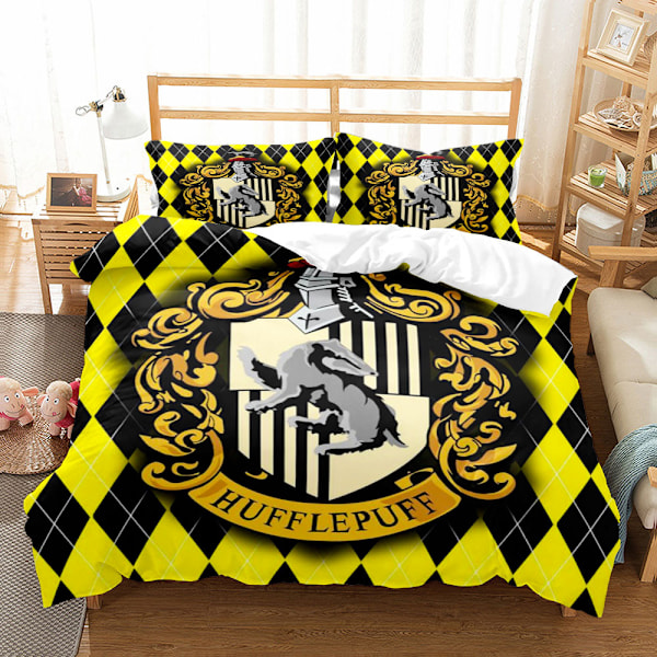 Harry Potter og Trollmannskolens Digitale Trykk Dynetrekksett - Hufflepuff2 large220x240