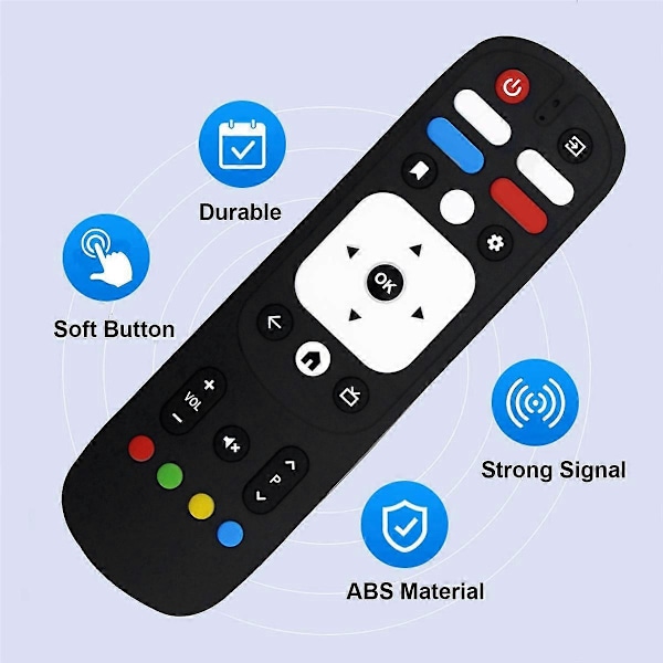 Ersättnings-RM-C3287 Röstfjärrkontroll för JVC RM-C3570 för KENWOOD för Motorola Smart TV Fjärrkontroll