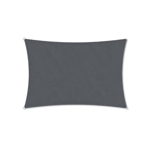 Triangulärt Vattentätt UV-skydd Solsegel 3x4m (Rectangular) Grey