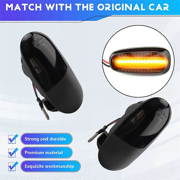 Mitsubishi PAJERO MIRAGE LEGNUM / Lancer GALANT LED Dynaaminen sivuvilkku peräkkäinen