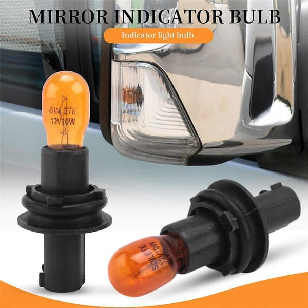 For Sprinter / 2006+ Side Wing Mirror Indicator Bulb Holder Mirror Blinklys Pære V&H