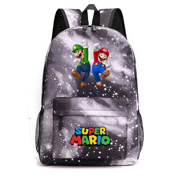 Mario Reppu Mochila Lasten Tilavat Laukut-1 Starry Gray 2