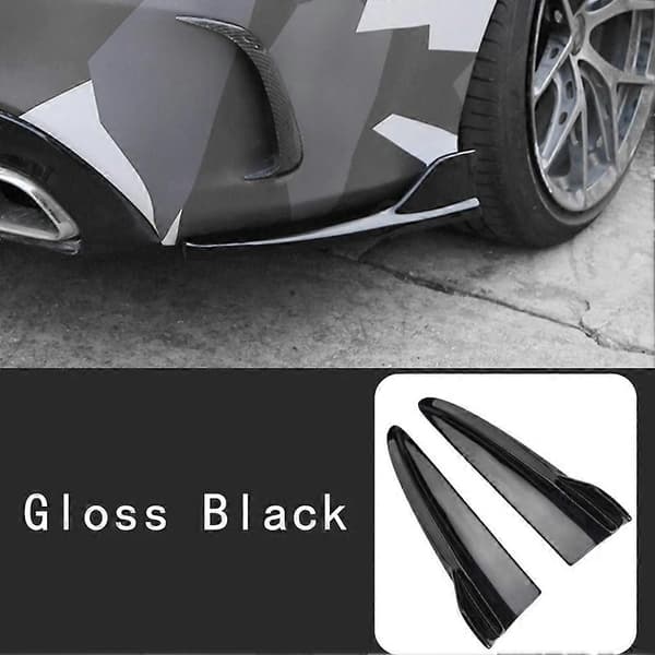 For C-Class W205 C180 C200 C300 C43 C63 2015-2021 Bakre Støtfanger Leppe Diffuser Splitter Luftventil Trim