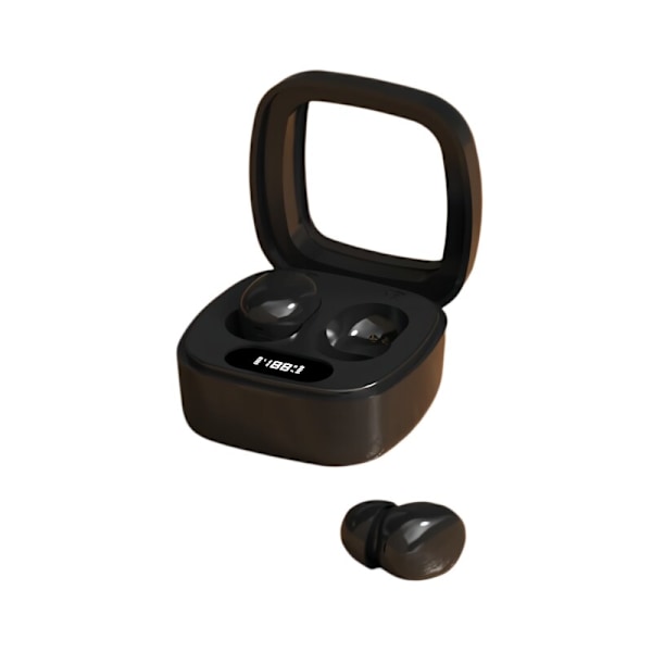 E8S MINI TWS Bluetooth Stereo Langattomat Kuulokkeet Melunvaimennuksella ja Mikrofonilla Black