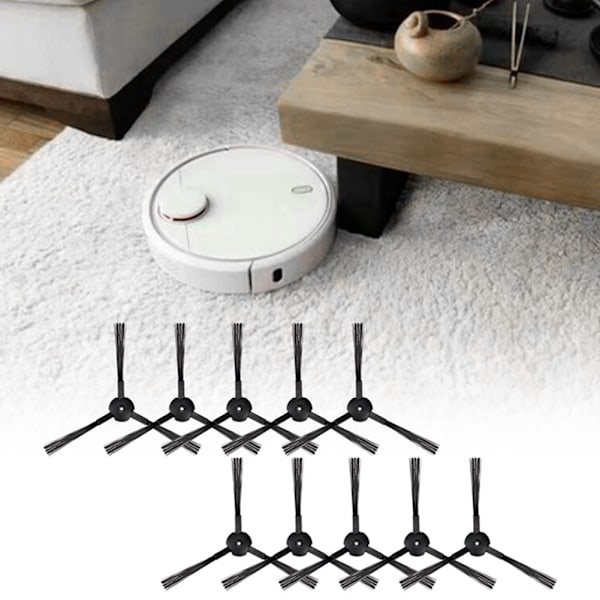 10 stk. sidebørste erstatning for ILIFE V3 V3S A4 A4S Pro V5 V5S Pro robotstøvsuger