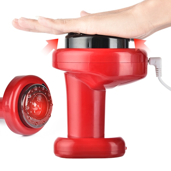 Elektrisk Vakuum Sugkopp Kroppsmassagerare Red