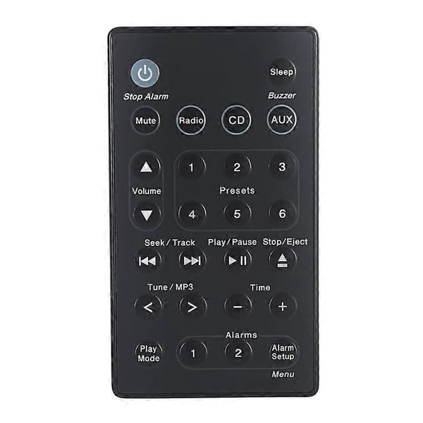 Fjärrkontroll för BOSE-B7 Miaoyun Wave CD Audio Musiksystem 1/2/3/4 Generation Controller AWRCC1 A black