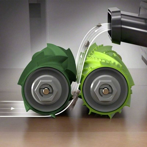 Extraktorvals-kit för Roomba E5 / i7 / e5154 / e5158. Ersättningstillbehörspaket för den centrala bladextraktorn