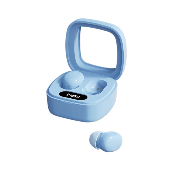 E8S MINI TWS Bluetooth Stereo Trådløse Hodetelefoner med Støyreduksjon og Mikrofon Blue