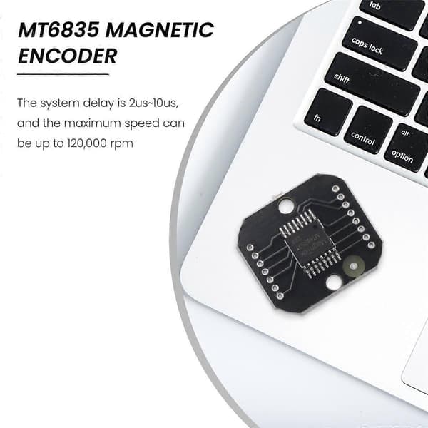 MT6835 Magnetisk Encoder Modul PWM/SPI Børsteløs Motor 21BIT Encoder Kan Erstatte AS5048