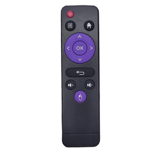 5 STK FJERNKONTROLL MR MINI Kompatibel for Avec H96 Max Black