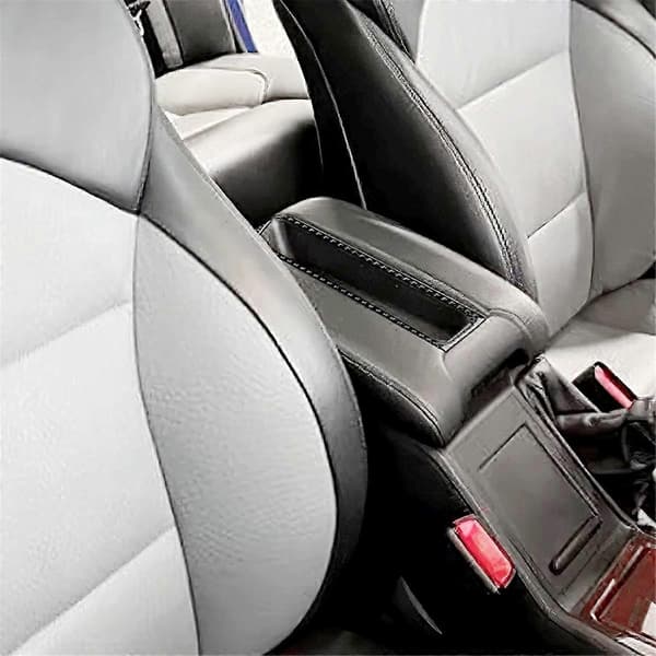 Til BMW 5-serie E39 1998-2003 Blød Kulfiber Centerkonsol Armlænboks Ramme Dæk Trim Interiør