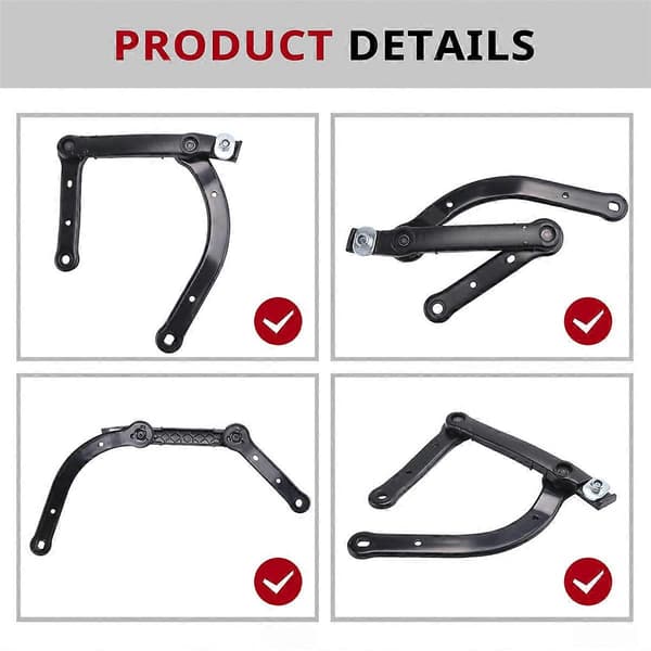 Høyre front vindusviskerarm LHD frontviskerarm for -BMW E60 E61 E63 E64 61617185366 Bil Ac
