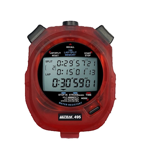 Ultrak 495-100 Dual Split Memory Stopur - Gul WG Red