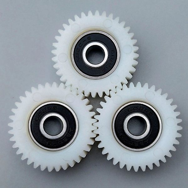 6 st 36 tänder 38 mm elektronisk motorväxel i nylon kullager växlar för elcykel