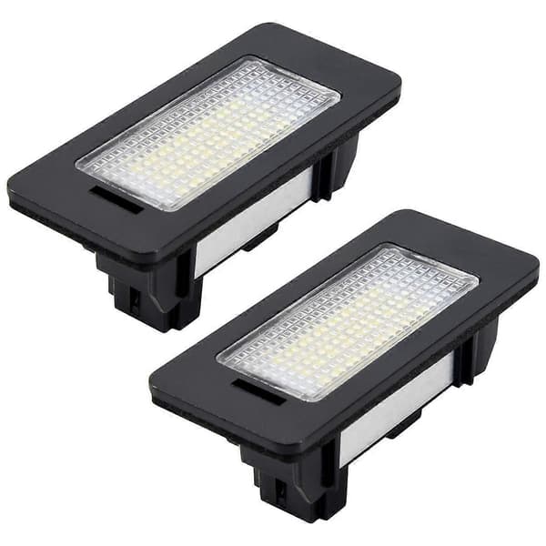 Pari virheetön 24 3528 LED-rekisterikilven valo E39 E60 E61 E90 5-sarjaan