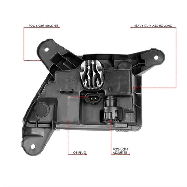 Frontfanger Tåkelys LED Kjørelys Tåkelys for Chevrolet Silverado 2019-2021 Left