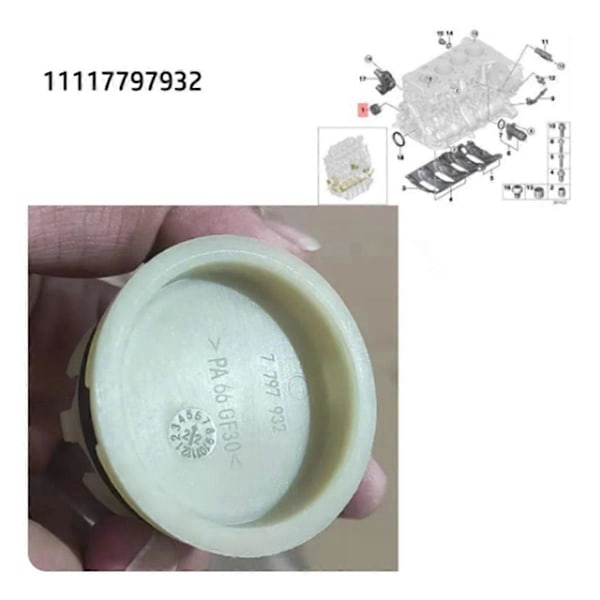 Biltilbehør Cylinder Topdæksel Pakning 11117797932 til BMW E87 E36 E46 E90 E91 B48 N47 7797