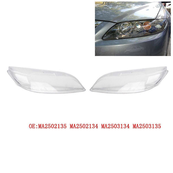 1 par bilstrålkastarskydd förälder Lampskärm Strålkastarskydd (VH+HH) MA2502135 MA2503135 för MAZD