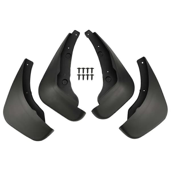 4 stk. mudflap til Mazda 2 2007-2012 skærm mudderklapper beskyttelse stænklap mudderbeskyttere tilbehør