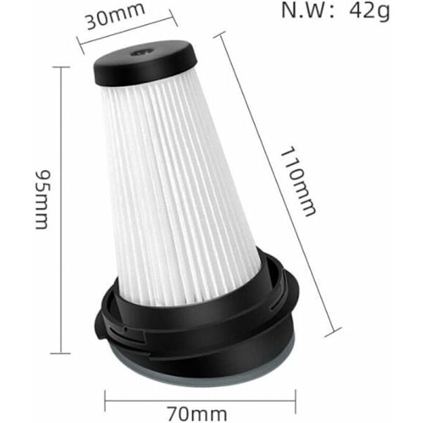 2 kappaleen suodatinpakkaus Rowenta X-pert 3.60 X-Pert 160 RH72xxx ZR005202 -imureille