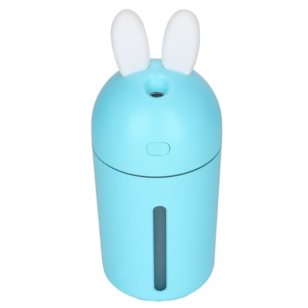 Mini luftfuktare 200 ml, USB-driven, nattlampa, 3-timmars timer, skrivbord, blå