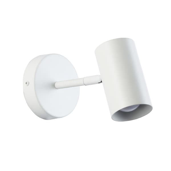 Justerbar E27 spotlight for soverom, studierom, nattbord White