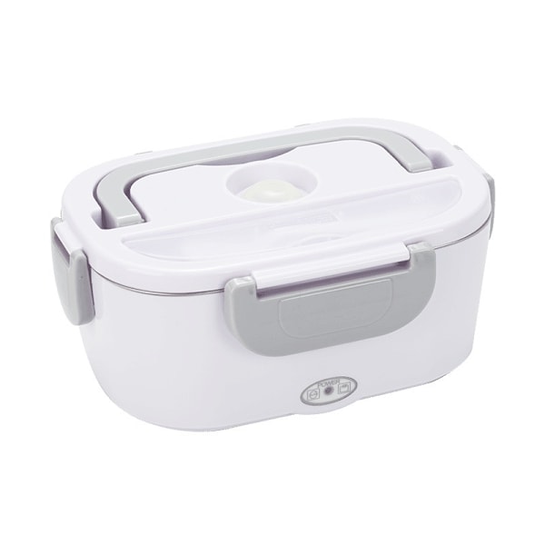 Sähköinen lounasrasia autoon jäähdytyksellä, kannettava lounasrasia, 110 V, 220 V, 12 V, 24 V, EU- ja US-pistoke, Arrow-tuuletin, astiasetti cutlery set-a
