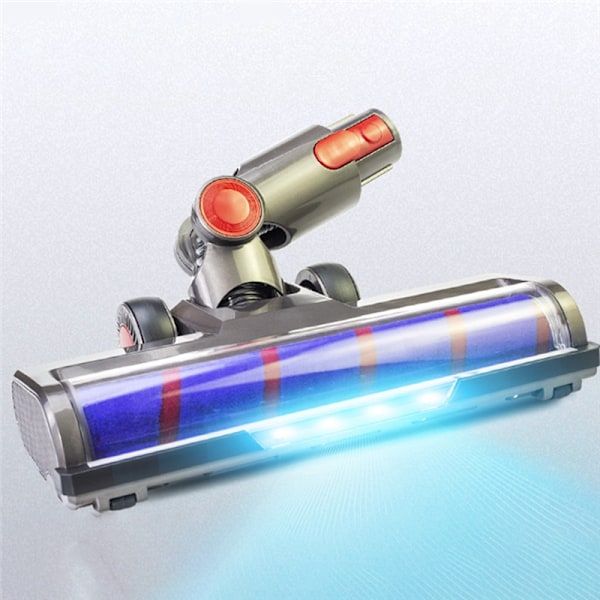 Motorisert gulvbørstehode for Dyson V8 V7 V10 V11 støvsugere med myk rullebørste LED frontlykter tilbehør