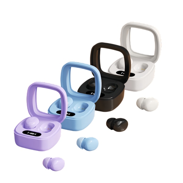E8S MINI TWS Bluetooth Stereo Trådløse Hodetelefoner med Støyreduksjon og Mikrofon Blue