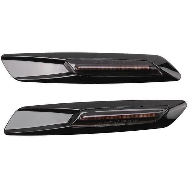 2 stk. Katteblinklys LED Bil Dynamisk Side Markør Blinklys Signal Lampe for-BMW E60 E61 E81