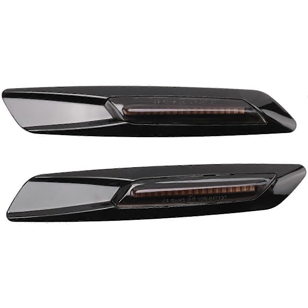 2 stk. Katteblinklys LED Bil Dynamisk Side Markør Blinklys Signal Lampe til-BMW E60 E61 E81
