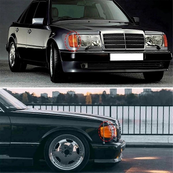 1 par hjørneparkeringslys blinklys for Mercedes W124 E-Klasse 1985-1995 1248260043 12482607