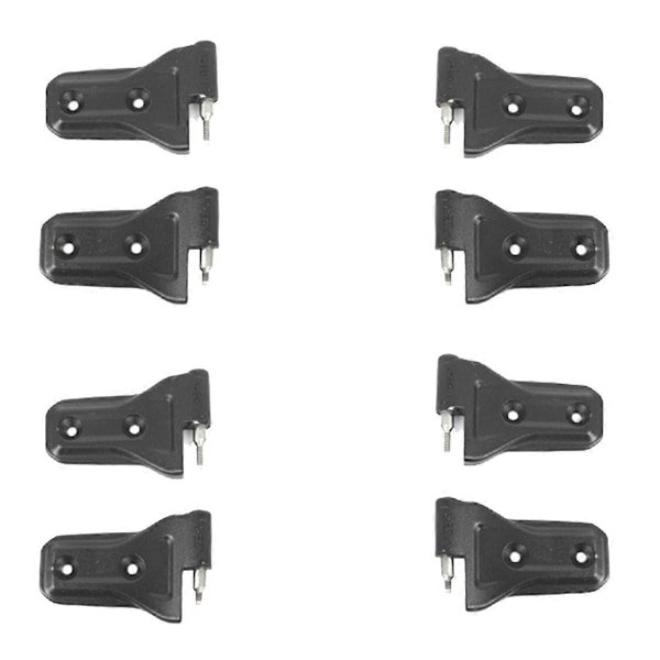 1Set/8st Bildörrsgångjärnssats för Jeep Wrangler JL 4DR 2018+ Karossgångjärnsskydd Trim Lång Topp och Kort