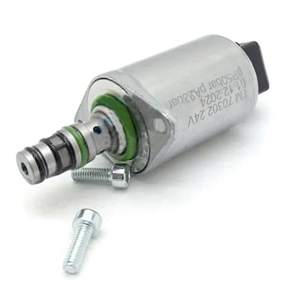 TM70302 24V Proportionell Magnetventil Pilotventil Grävmaskinsdelar Magnetventil Hydraulpump Proportionell