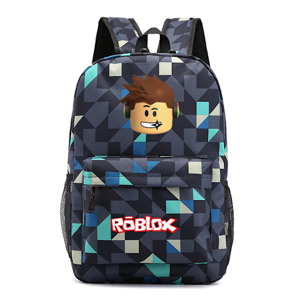 Roblox Reppu Mochila Lasten Tilavat Laukut-1 Diamond Blue 2