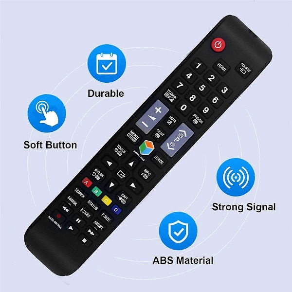 Erstatningsfjernkontroll AA59-00793A for Samsung AA59-00793A AA5900793A LED TV