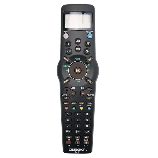 CHUNGHOP RM991 Smart Universell Fjärrkontroll Multifunktionell Inlärningsfjärrkontroll för TV/TXT, DVD
