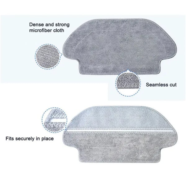 16 kpl:n lisävarustepaketti Xiaomi Mi Robot Vacuum-Mop Pro STYTJ02YM 2S 3C Viomi V2 V3 SE Conga 3490 3690 -robotti-imurille