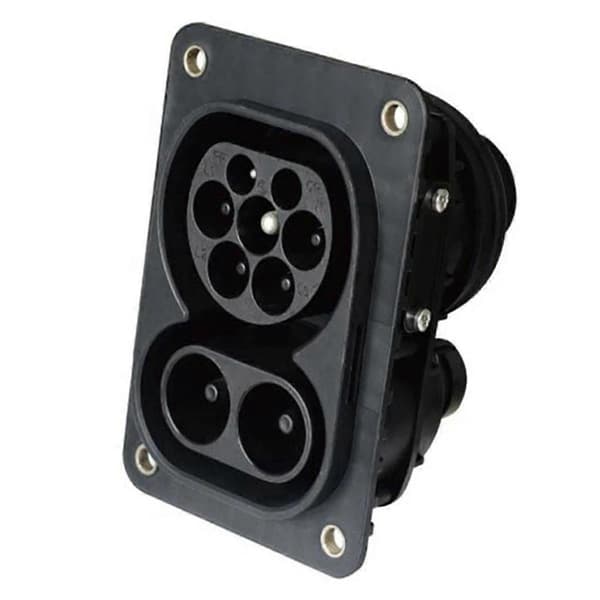 CCS Type 2 EV Hunn Combo 2 Socket 1000V 62196-3 Elektrisk Bil Hurtiglading DC150A 850V DC