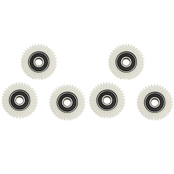 6 st 36 tänder 38 mm elektronisk motorväxel i nylon kullager växlar för elcykel