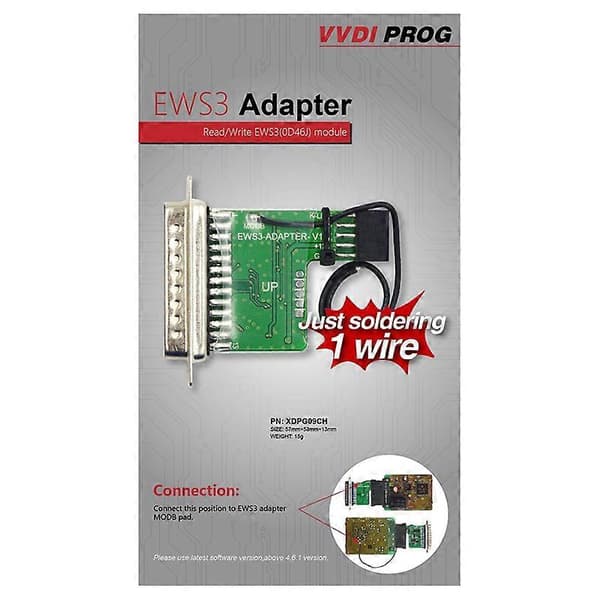 Til Xhorse EWS3 Adapter til VVDI Prog Programmer