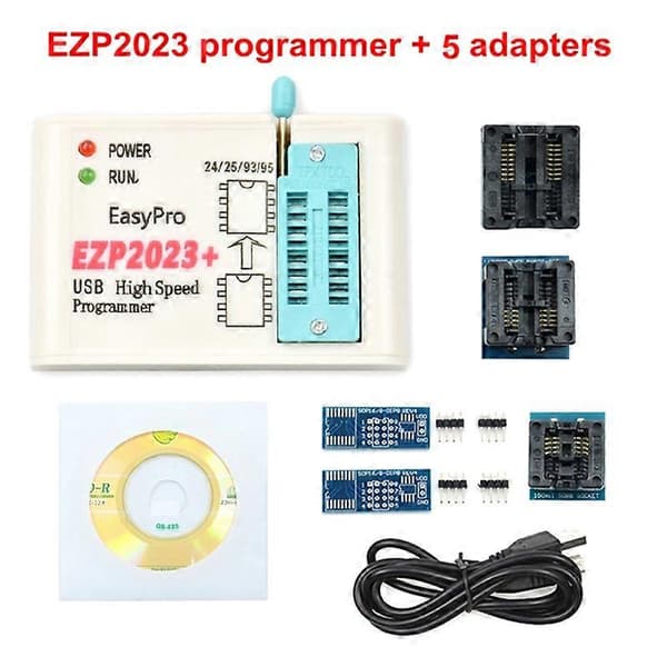 EZP2023 Höghastighets SPI FLASH Programmer EZP2023 Stöd 24/25/93/95 EEPROM Bios 25T80 Bränning Offline