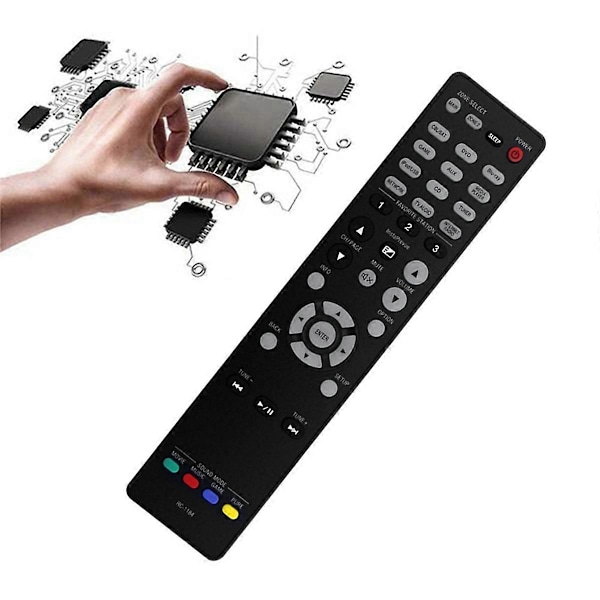 Ersättningsfjärrkontroll RC-1184 för Denon AV Audio Video Receiver AVR-X3000 AVRX3000 Black