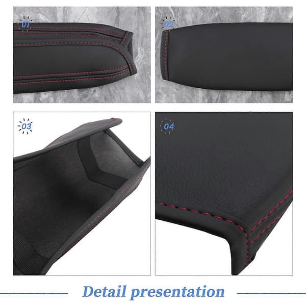 Mittkonsol Armstöd Box Skydd Läder Pad För Honda Civic 8:e Gen 2006 2007 2008 2
